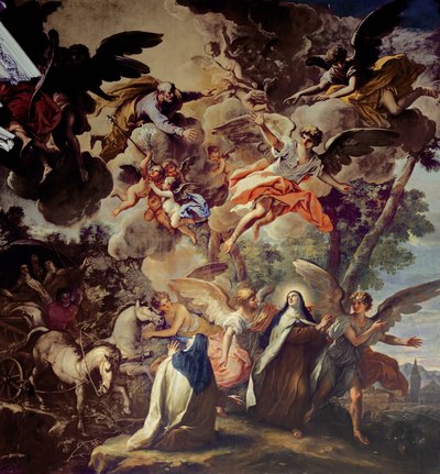 Apparition of St. Joseph to St. Theresa by Nicolo Bambini